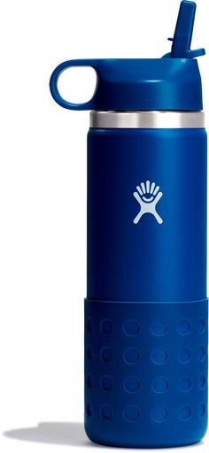 Hydro Flask 20 OZ KIDS WIDE MOUTH STRAW CAP AND BOOT Isolierflasche streem