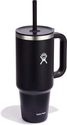 Rückansicht von Hydro Flask 40 OZ ALL AROUND TRAVEL TUMBLER Trinkbecher black