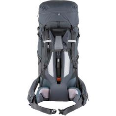 Rückansicht von Deuter Aircontact Core 60+10 Trekkingrucksack Herren graphite-shale