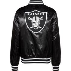 Rückansicht von New Era NFL Las Vegas Raiders Bomberjacke Herren black-white