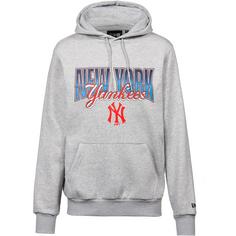 New Era MLB New York Yankees Hoodie Herren heather grey