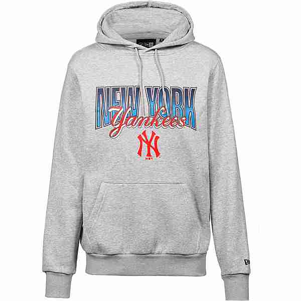 New Era MLB New York Yankees Hoodie Herren heather grey