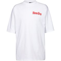 New Era Oversize Shirt Herren white-red