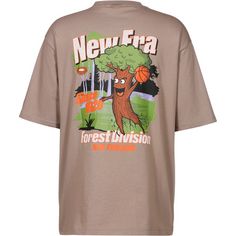 Rückansicht von New Era Oversize Shirt Herren brown stone