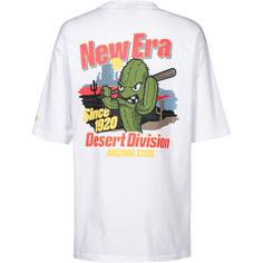 Rückansicht von New Era Oversize Shirt Herren white-red