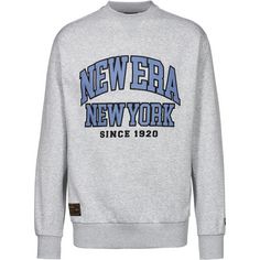 New Era Sweatshirt Herren grey-blue