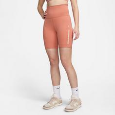 Rückansicht von Nike One Dri-FIT Tights Damen terra blush-lt orewood brn