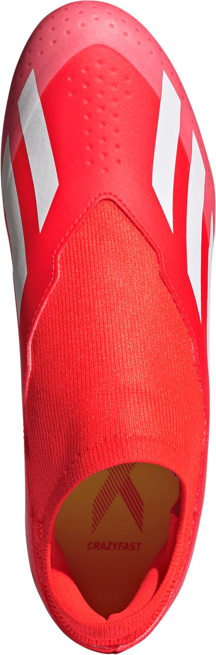 adidas adidas X CRAZYFAST LEAGUE Laceless FG Fu&szlig;ballschuhe Herren - solar red-ftwr white-team solar yellow - 0 | SportScheck