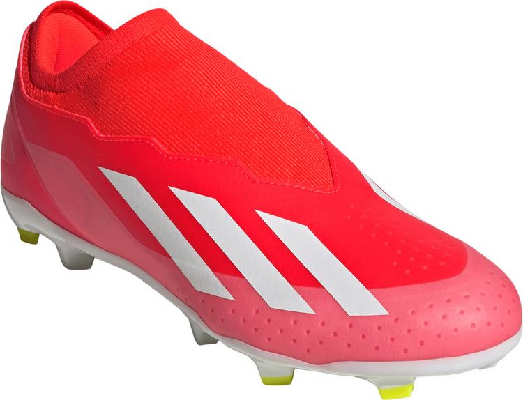 adidas adidas X CRAZYFAST LEAGUE Laceless FG Fu&szlig;ballschuhe Herren - solar red-ftwr white-team solar yellow - 2 | SportScheck