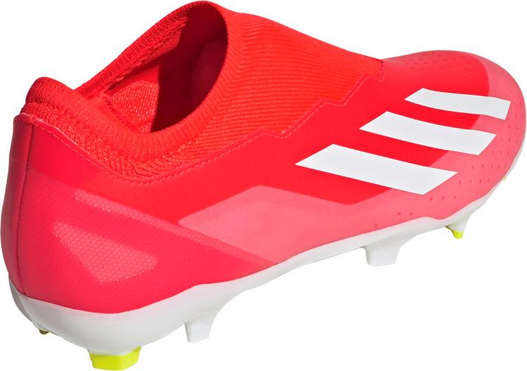 adidas adidas X CRAZYFAST LEAGUE Laceless FG Fu&szlig;ballschuhe Herren - solar red-ftwr white-team solar yellow - 3 | SportScheck