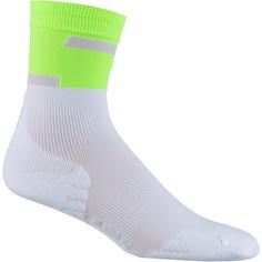 Rückansicht von CEP the run, mid cut, v4 Laufsocken Herren green-white