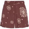 Roxy Lekeitio Break High Shorts Damen - root beer bacan bandana