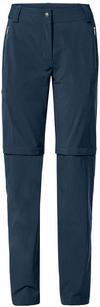 VAUDE Farley Stretch ZO T-Zip II Zipphose Damen - dark sea