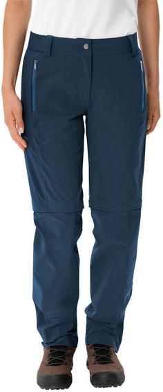 Rückansicht von VAUDE Farley Stretch ZO T-Zip II Zipphose Damen dark sea