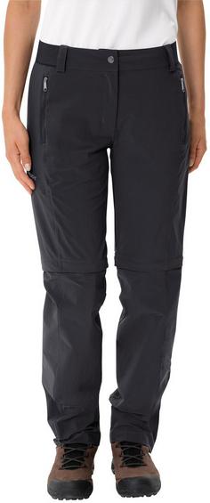 Rückansicht von VAUDE Farley Stretch ZO T-Zip II Zipphose Damen black