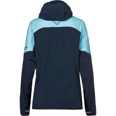 Rückansicht von Dynafit TRAVERSE Softshelljacke Damen marine blue