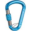 LACD Belay HMS Screw Evo Karabiner - blue