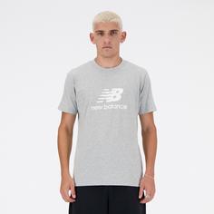 Rückansicht von NEW BALANCE Sport Essentials T-Shirt Herren athletic grey