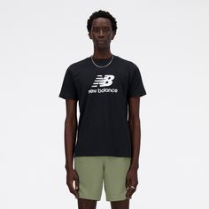Rückansicht von NEW BALANCE Sport Essentials T-Shirt Herren black
