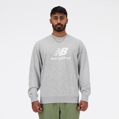 Rückansicht von NEW BALANCE Sport Essentials Sweatshirt Herren athletic grey