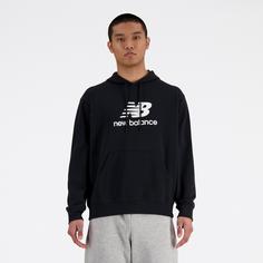 Rückansicht von NEW BALANCE Sport Essentials Hoodie Herren black