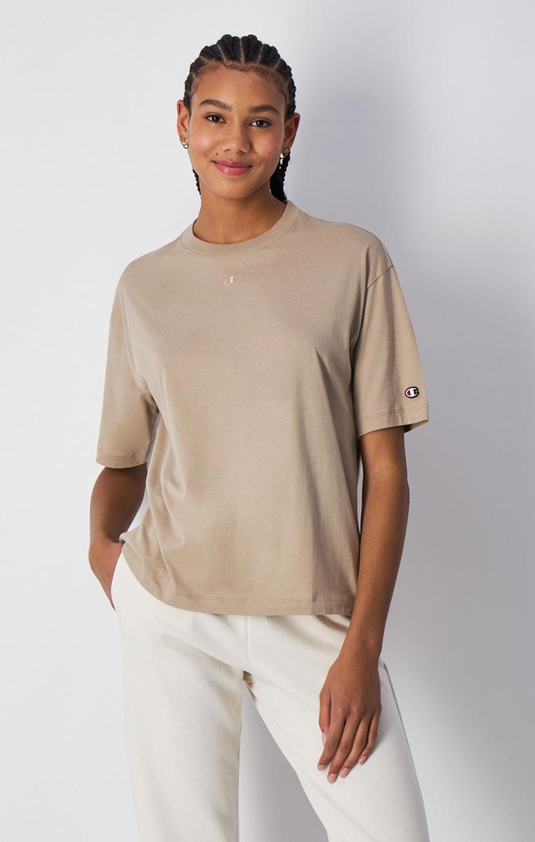 CHAMPION CHAMPION Legacy Oversize Shirt Damen - silver mink - 0 | SportScheck