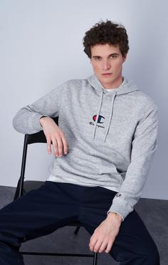 Rückansicht von CHAMPION Legacy Hoodie Herren new oxford grey melange