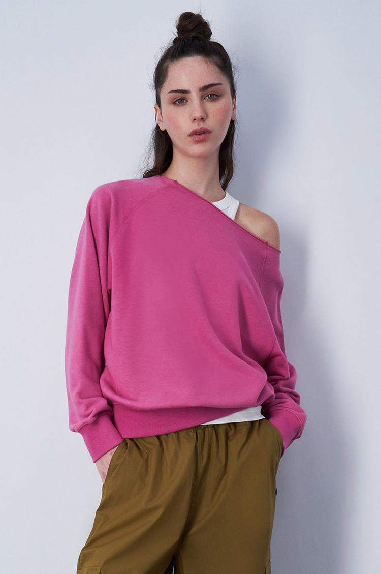 CHAMPION CHAMPION Minimalist Resort Sweatshirt Damen - red violet - 0 | SportScheck