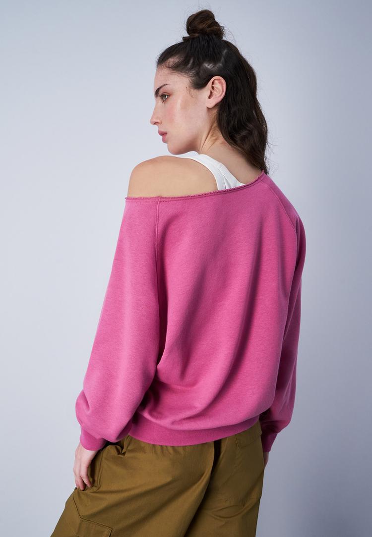 CHAMPION CHAMPION Minimalist Resort Sweatshirt Damen - red violet - 1 | SportScheck