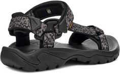 Rückansicht von Teva Terra Fi 5 Universal Outdoorsandalen Herren magma black- grey