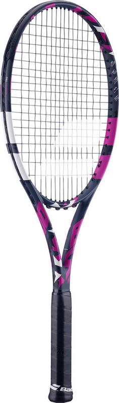 Rückansicht von Babolat BOOST AERO PINK Tennisschläger bunt