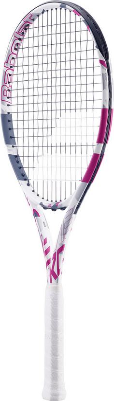 Rückansicht von Babolat EVO AERO PINK Tennisschläger bunt