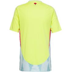 Rückansicht von adidas Spanien EM24 Auswärts Fußballtrikot Herren pulse yellow-halo mint