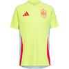 adidas Spanien EM24 Ausw&auml;rts Teamtrikot Herren - pulse yellow-halo mint