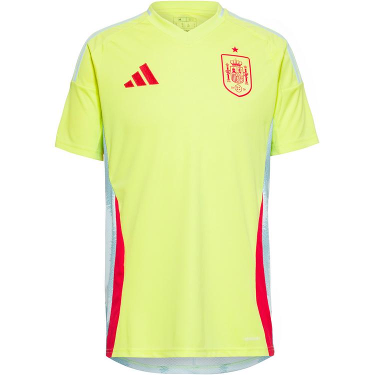 adidas adidas Spanien EM24 Ausw&auml;rts Teamtrikot Herren - pulse yellow-halo mint - 0 | SportScheck