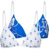 Seafolly Ahoy Bikini Oberteil Damen - azure