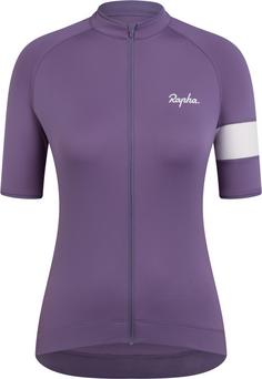 Rapha Core Jersey Fahrradtrikot Damen dusted lilac-white