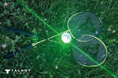 Rückansicht von Talbot-Torro Magic Night LED Badminton Set bunt