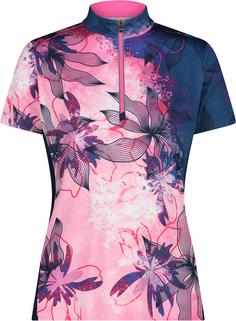 CMP Fahrradtrikot Damen blue-fuxia