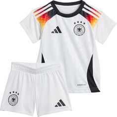 adidas DFB EM24 Heim Babykit Fußballtrikot Kinder white