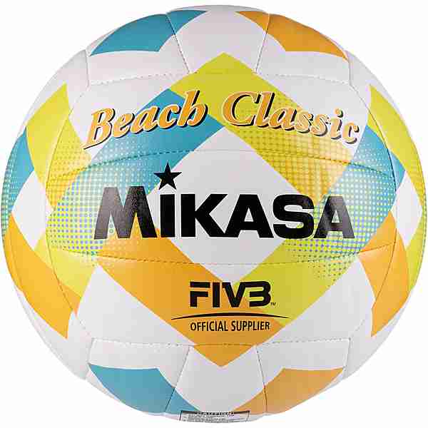 Mikasa BV543C VXA LG Beach Classic Beachvolleyball blau-gelb-orange-weiß