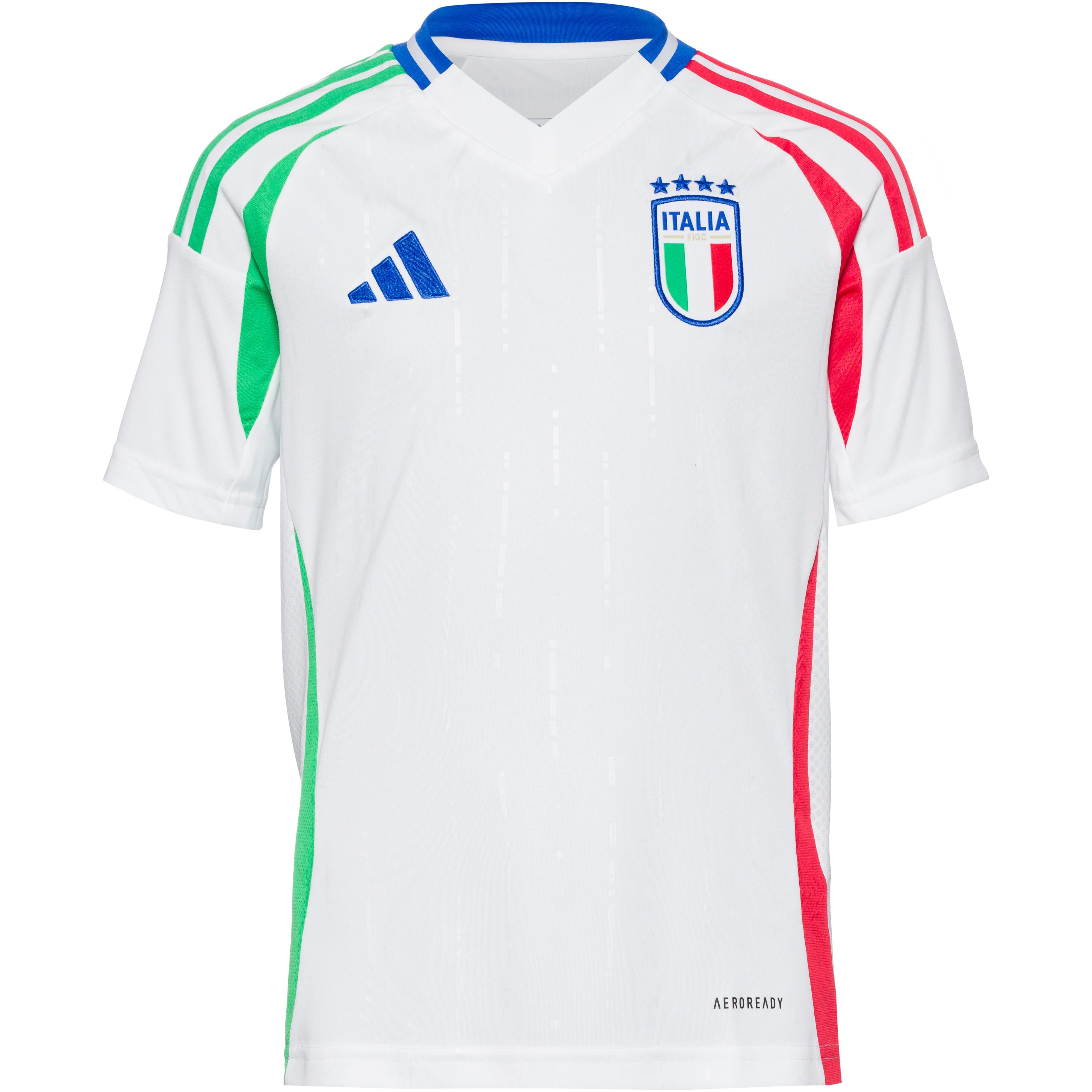 adidas Italien EM24 Auswärts Teamtrikot Kinder