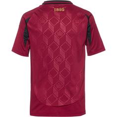 Rückansicht von adidas Belgien EM24 Heim Fußballtrikot Kinder team coll burgundy