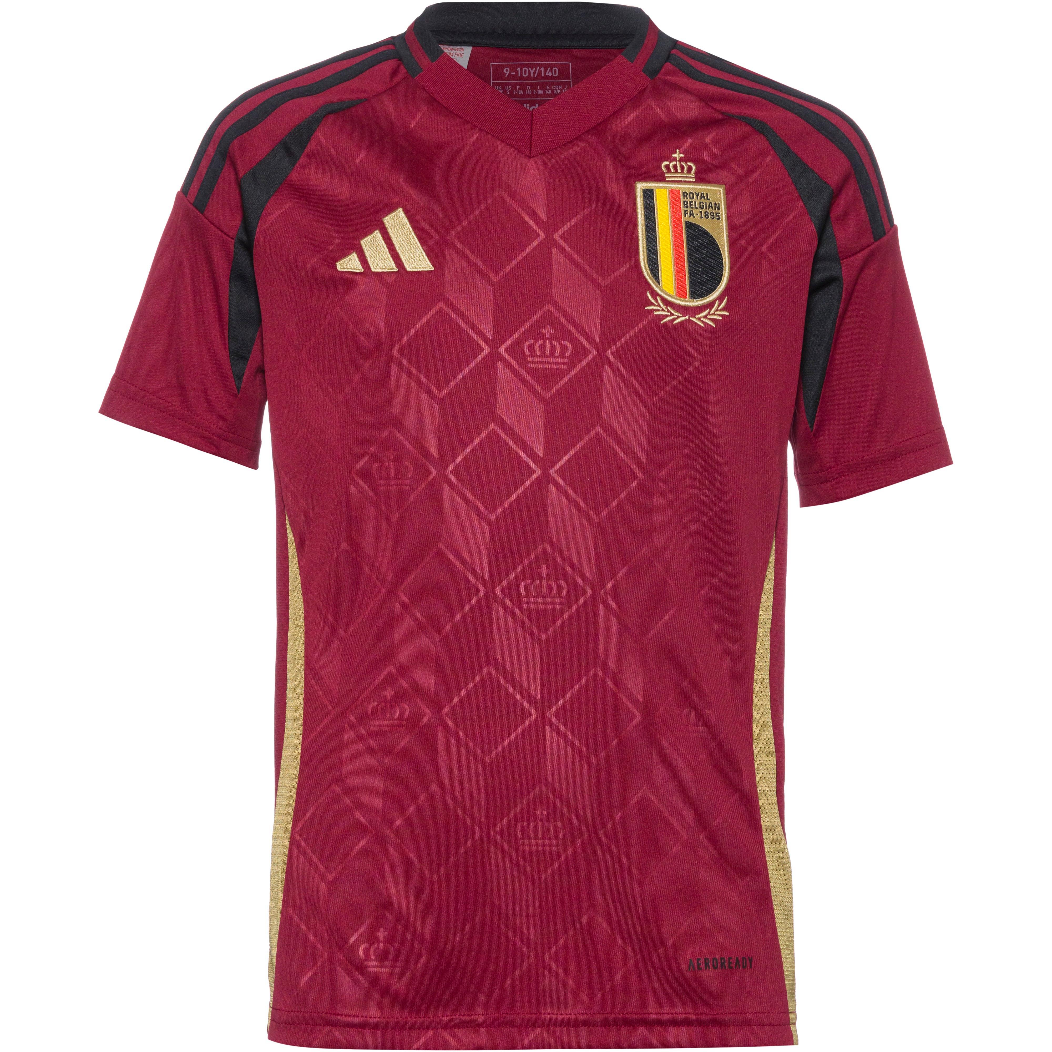 adidas Belgien EM24 Heim Teamtrikot Kinder