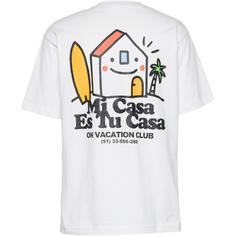 Rückansicht von ON VACATION Mi Casa T-Shirt white