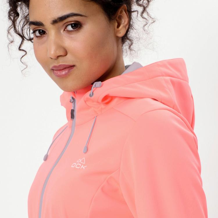 OCK OCK Softshelljacke Damen - fusion coral - 3 | SportScheck