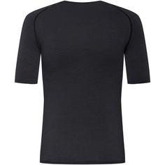 Rückansicht von Odlo MERINO PW 140 SEAMLESS Funktionsshirt Herren black