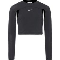 Nike Dri-FIT Funktionsshirt M&auml;dchen - black-particle grey