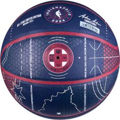 Rückansicht von Wilson 2024 NBA ALL STAR COLLECTOR Basketball blau