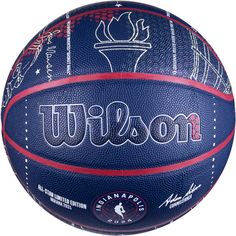 Wilson 2024 NBA ALL STAR COLLECTOR Basketball blau